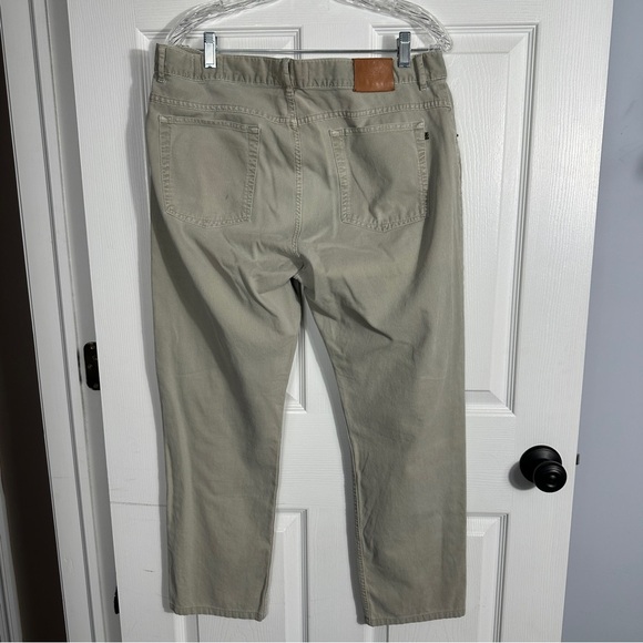 Billy Reid size 34 "5 Pocket Pant" in light tan, cotton, casual, weekend - Picture 4 of 12